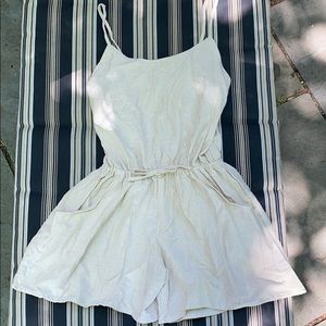 Twill romper